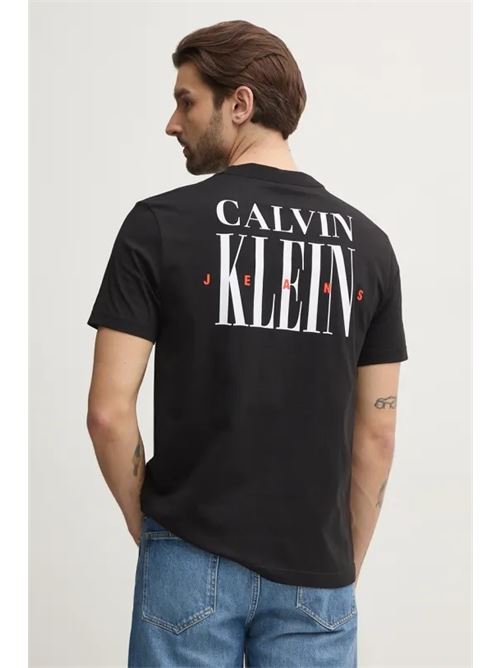 serif font graphic tee CALVIN KLEIN JEANS | J30J327473BEH